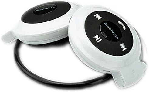 Nasis Bluetooth Stereo Headset Neck Headphones 4.0 with Built-In Microphone AH6006 (white)