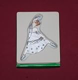 1990 Collectible Porcelain Ballerina Dancer Figurine Christmas Tree Ornament - Rare Vintage Holiday Collectible