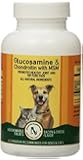 Best Glucosamine, Chondroitin and MSM Supplement for DOGS and CATS for Joint Pain Relief and to Improve Mobility - 60 Chewable Treats - Bacon Cheese Flavor