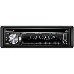Kenwood KDC-455UW CD-MP3-Tuner (Apple iPod-ready, USB 2.0) schwarz mit wei�er Tastenbeleuchtung