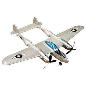 P-38 Lighting Tuffoam R C Park Flyer, 27.45MHz by