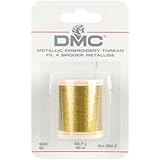 DMC 284Z Metallic Embroidery Thread, 43.7-Yard, Gold