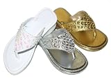 Toddler Girls Sparkling Sequin Beaded Sandals