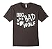 Big Bad Wolf Paw Distressed White Funny Novelty T Shirt