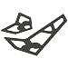 E-Flite Stabilizer/Fin Set, Carbon Fiber: Blade 400