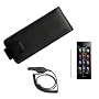 STORMGADGETS LG BL40 New Chocolate Accessory Pack including; Car Charger, Black PU Leather flip pouch case and Screen Protector. A bundle of all of the Accessories you will need for your mobile phone.