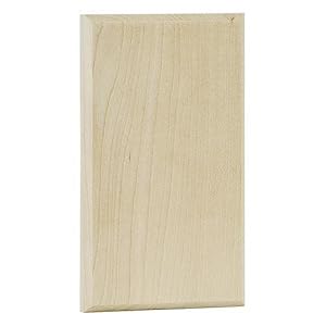 Anigmo W023 Dimwood Wood Plate, Natural Maple by 