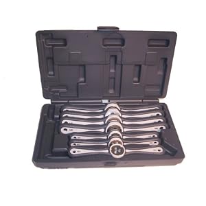 Champion ST-SET-MET7 Speedthreader HSS Die Handle Set With M3x.5, M4x.7, M5x.8,...