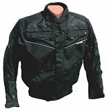 MOTORRADJACKE , TOURENBLOUSON CORDURA 600 D als Aussenmaterial, Sommer , und Wintertauglich, XL schwarz [STREET CYCLE]