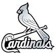 St. Louis Cardinals Silver Auto Emblem - Baseball Sports Merchandise
