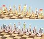 Fairy Chess Set, King:3-1/4" - Chess Chessmen