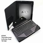 KaysCase Addon Folio Case with Keyboard Docking Station Cover for ASUS Transformer Infinity Pad TF700 (Black)