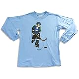 Mis Tee V-Us - Boys Long Sleeve Hockey Shirt, Blue (Size 12)