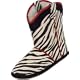 CicciaBella Big Game Riders Zebra Cowgirl Slippers Boots