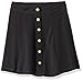 Amy Byer Girls' Big Snap Front Aline Skirt
