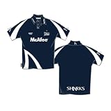 Cotton Traders Sale Sharks Home Rugby Shirt (Large)