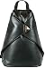 New ladies/girls stylish Visconti soft black leather backpack rucksack bag