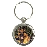 German Shepherd Key Chain (Round)