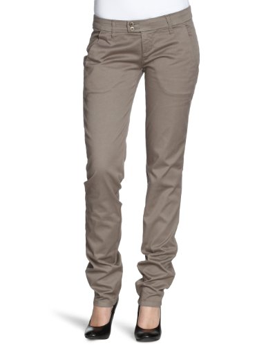 Gang Damen Hose Regular Fit, JOYCE SLIM - bu stretch, Gr. 28/33, Grau (1075 taupe) Preisvergleich