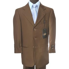 Elegant Boys Chocolate Brown Suit (A2005-14k)