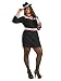 Plus Size Gangster Costume Mobster Theatre Costumes Black Mob Dress Sizes: One Size