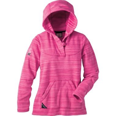 Hot Chillys Women's Playa Yoke Pullover Hood,Razzle,X-Large