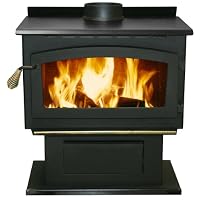 US Stove 2007B Plate Steel King Pedestal with Ash Pan Heater
