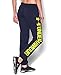 Under Armour Womens UA Favorite Fleece Word Mark Boyfriend Pant Medium BLUE KNIGHT