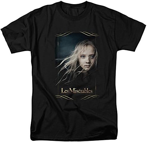 Les Miserables Cosette Mens Short Sleeve Shirt BLACK LG