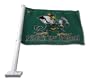Notre Dame Fighting Irish Car Flag (Kelly Green)