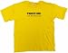 Trust Me I'm Brazilian Kids T Shirt In 5 Colors Youth Large-Yellow Trust Me I'm Brazilian Kids T Shirt In 5 Colors Youth Large-Yellow