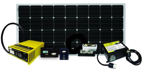 Go Power! Weekender SW Complete Solar and Inverter System with 155 Watts of Solar