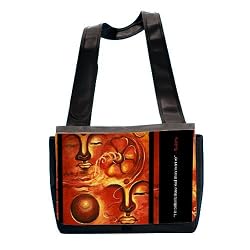 Buddha Art Metro Bag with a Quote