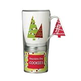 Kitchen Craft Boston Warehouse Christmas Tree Mug & Cookie Gift Set