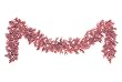 9' x 12" Ruby Grapefruit Pre-Lit Cashmere Pine Christmas Garland - Red Lights