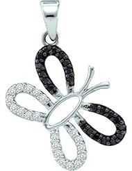 0.27CTW DIAMOND BUTTERFLY PENDANT