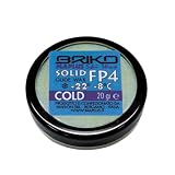 Briko-Maplus FP4 Cold Perfluorinated Ski and Snowboard Solid Wax (20 Grams)