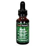 A to Z Naturals Black Cohosh, 1 fl Ounces (30 ml), (Pack of 4)