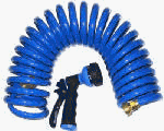 Tools & Hardware : Orbit Underground #27165 Green Thumb 25' Blue Coil Hose