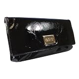 Kenneth Cole Reaction Womens Magnetic Closure Clutch Bag (KC-187829-Black)