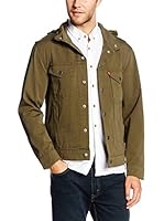 Levi's Chaqueta Cm Trucker Hooded (Caqui)
