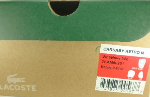 Lacoste Carnaby Retro M Mens Shoes White / Navy