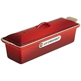 Le Creuset Enameled Cast-Iron 4-by-12-2/3-Inch Pate Terrine, Cherry