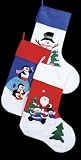 36 Oversized Santa & Snowman Christmas Stocking