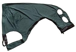 TOMARA Equestrian Lycra Hood (Green, Large)