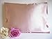 Pink 100% Silk Pillowcase Travel Size 12x16