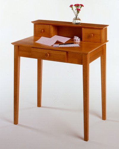 Winsome Wood Writing Desk, Honey