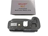 【WELLSKY】● Panasonic パナソニック　DMW-BLF19 対応◆バッテリーグリップ互換品 DMW-BGGH3 ●純正・互換バッテリーに対応可能● LUMIX ルミックス DMC-GH3 / DMC-GH3A / DMC-GH3H / DMC-GH4 / DMC-GH4H