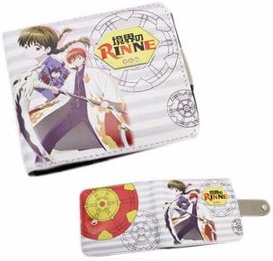 Wallet Men Women Cool PU Leather Money Fold Anime Purse Cosplay Kids Warriors Kyoukai no Rinne