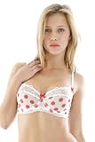 Mimi Holliday SS12-20 Club Tropicana Polka Dots Silk Chiffon Comfort Bra